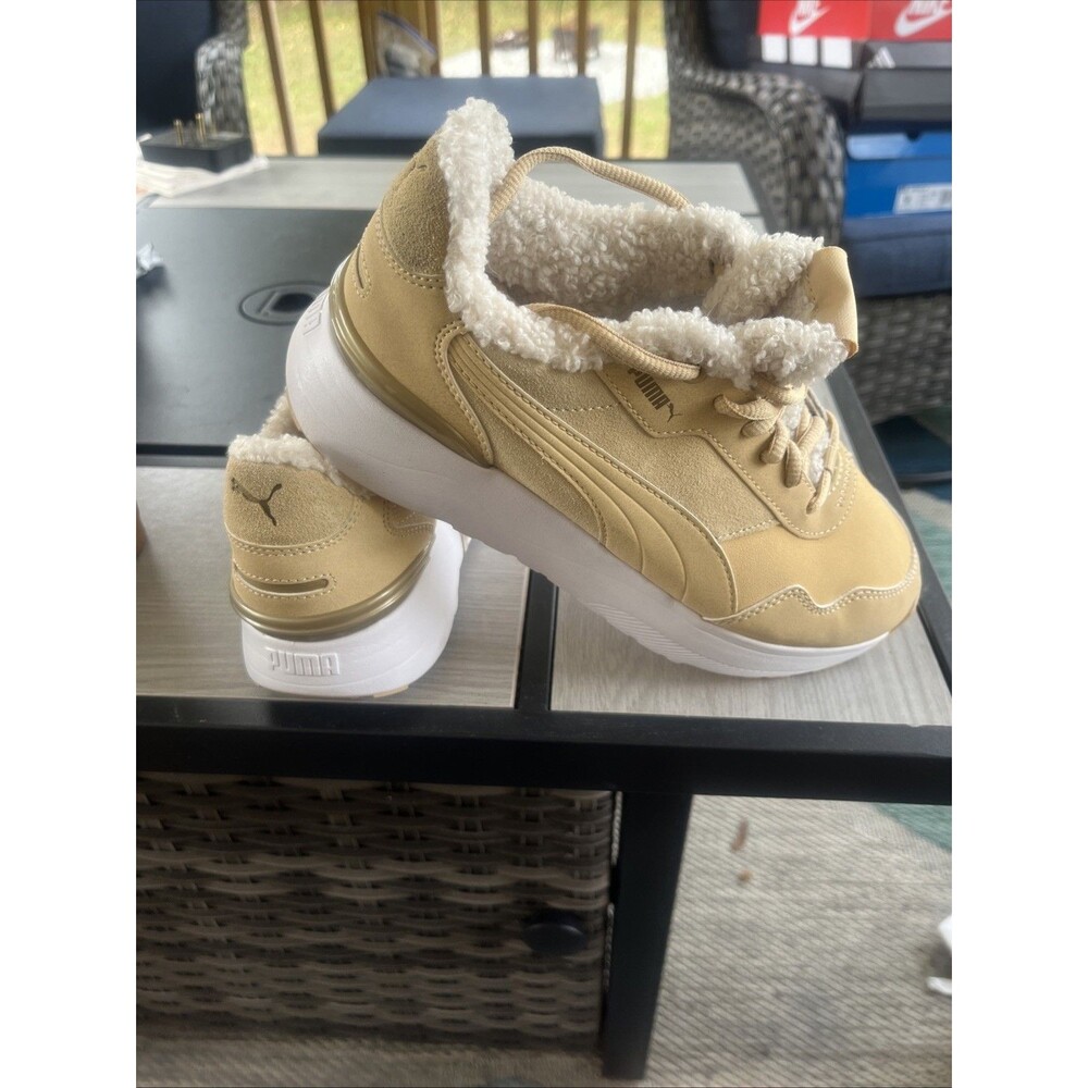 382719-02 Women's 6.5 Tan Suede Puma - Picture 7 of 10